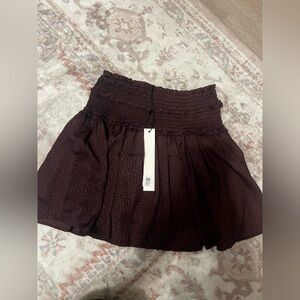 Mustard Seed Skirt Brownish/Burgundy Size Small NWT